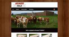 Desktop Screenshot of agner-holz.ch