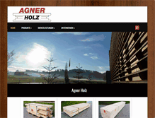 Tablet Screenshot of agner-holz.ch